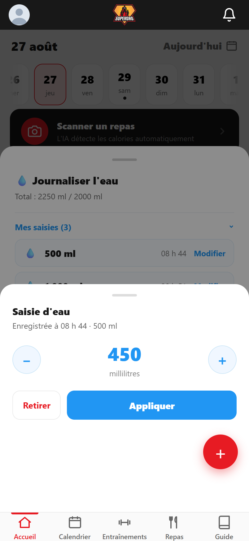 Corriger ou retirer