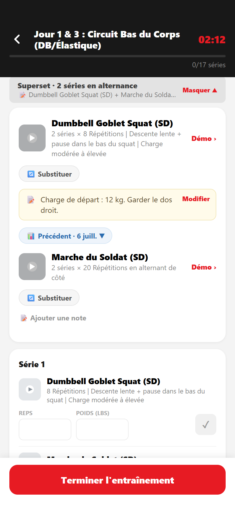 Une note qui te suit